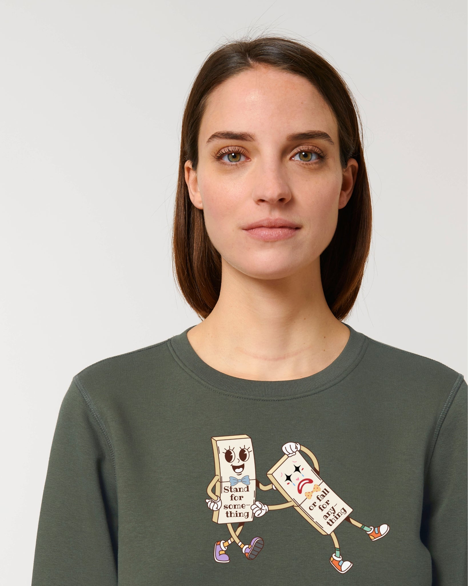 Sweatshirt Dunkelgrün