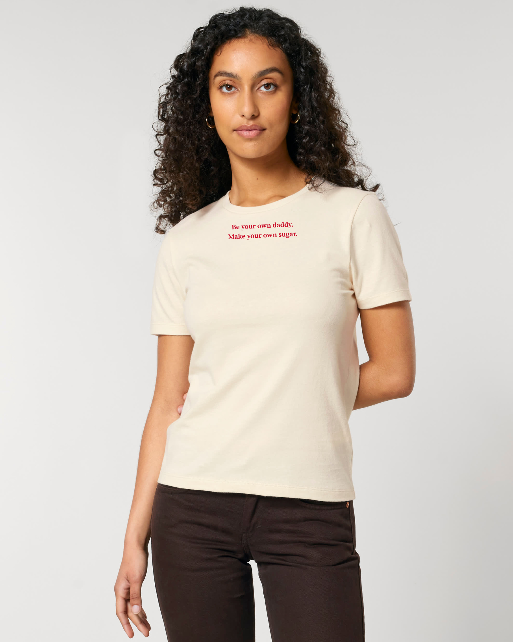 Be your own sugar daddy - T-Shirt - Off White