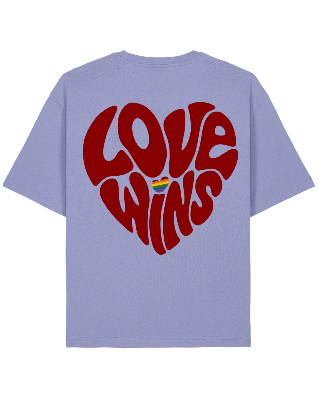 Love wins - T-Shirt Periwinkle - Pride 
