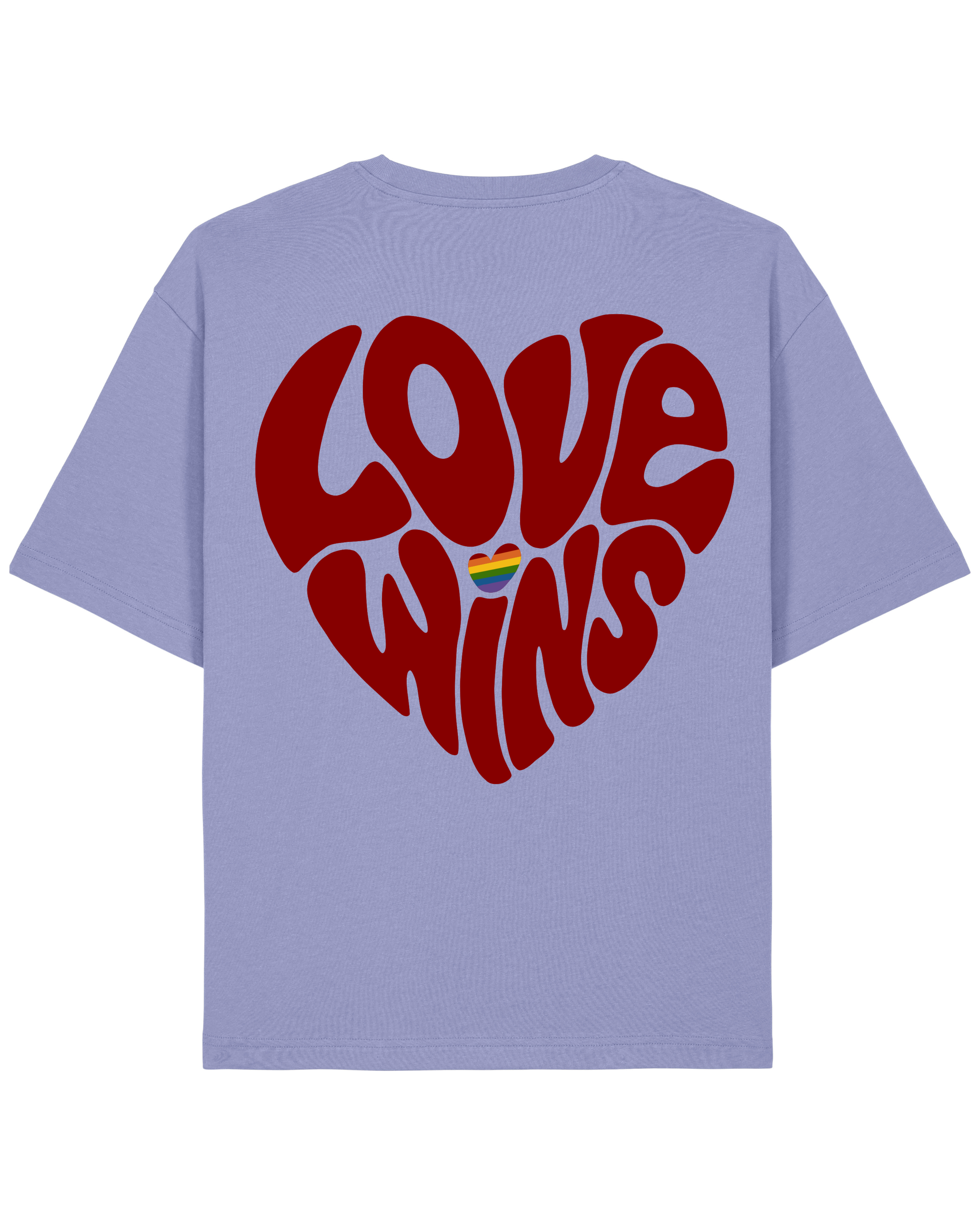 Love wins - T-Shirt Periwinkle - Pride 