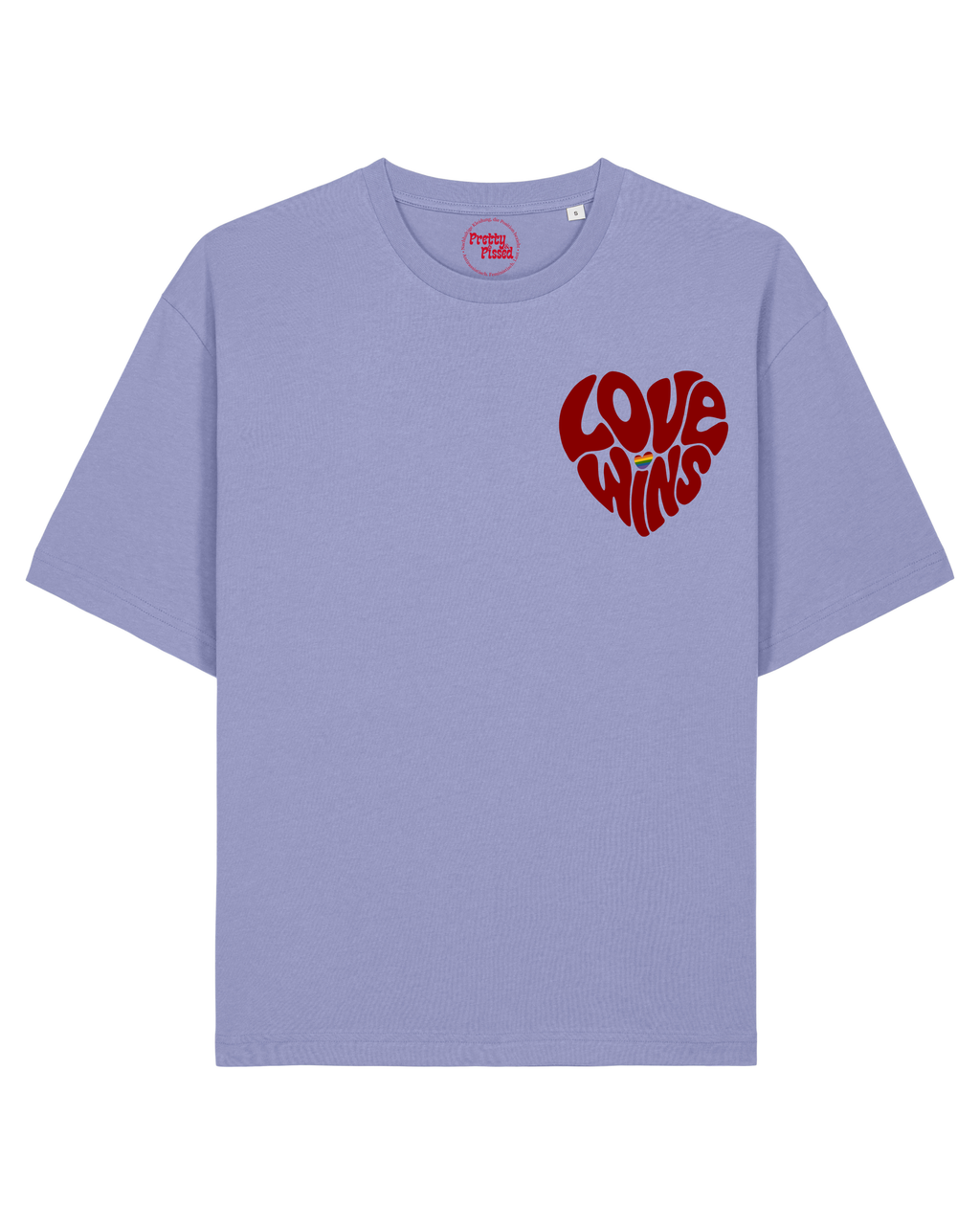 Love wins - T-Shirt Periwinkle - Pride 