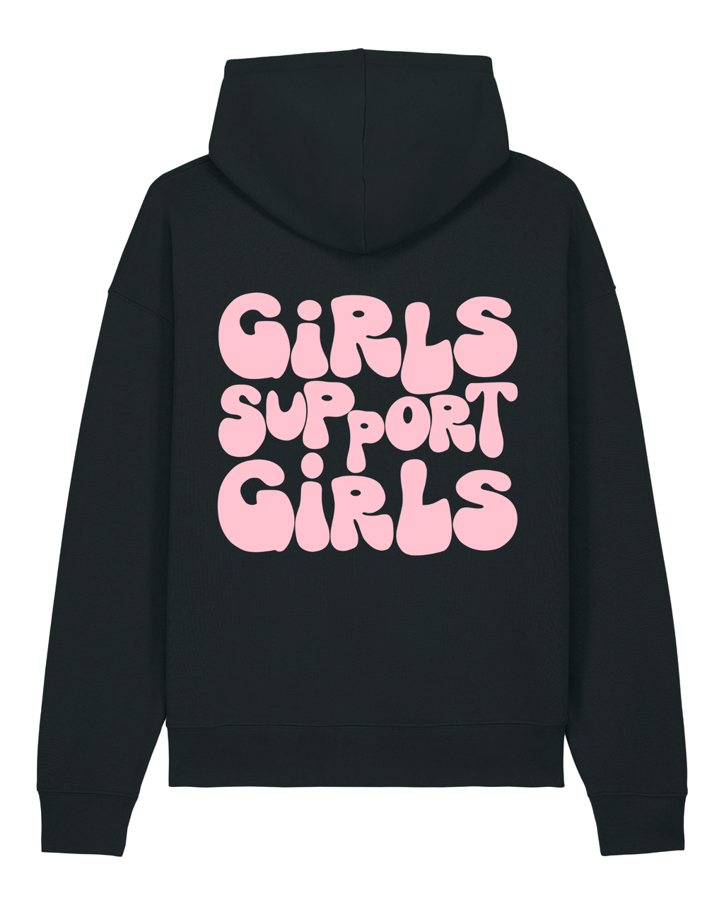 Girls support girls Hoodie - Schwarz