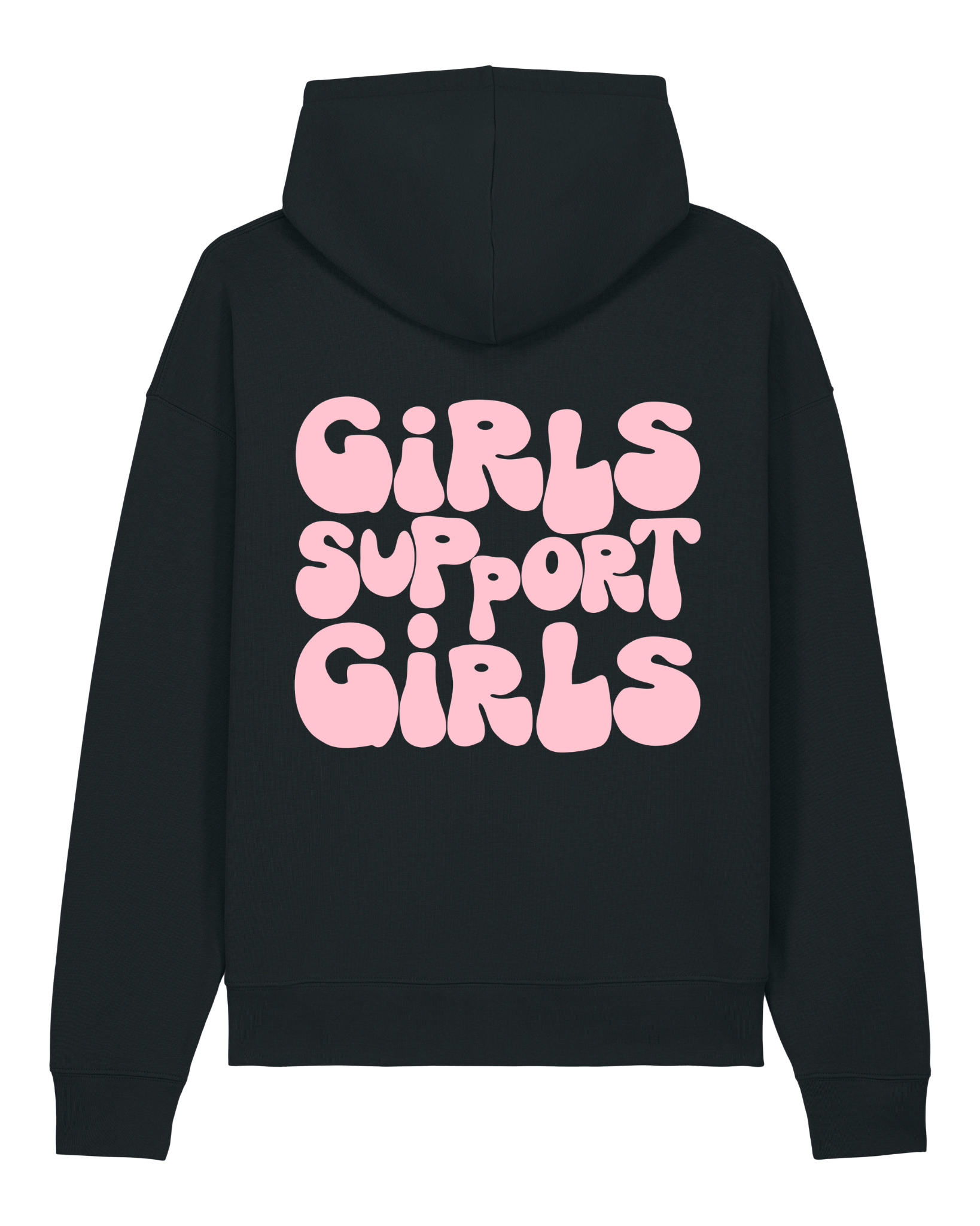 Girls support girls Hoodie - Schwarz