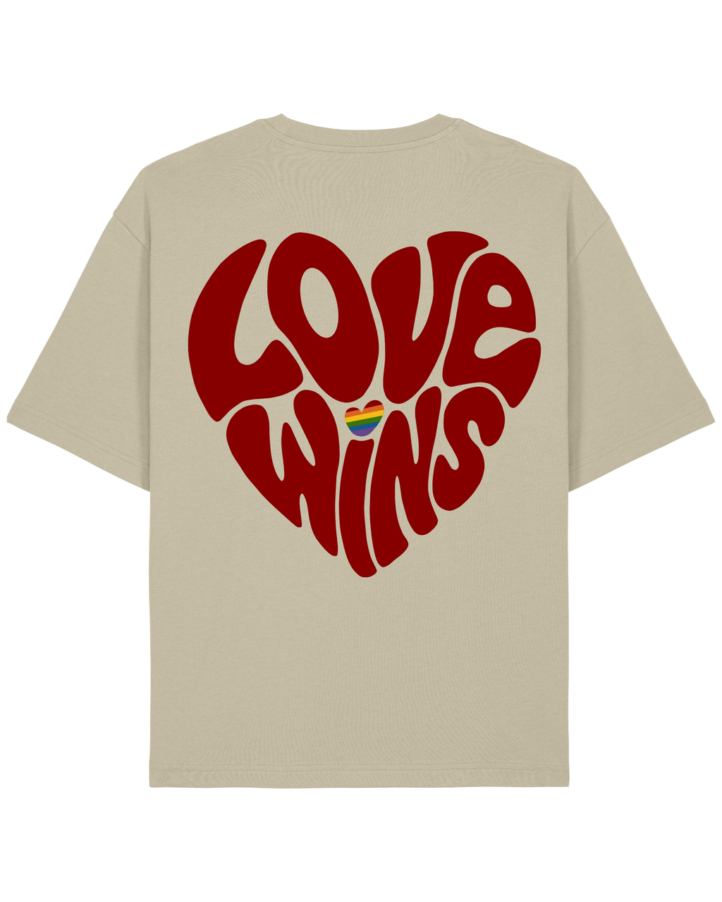 Love wins - T-Shirt Stone - Pride