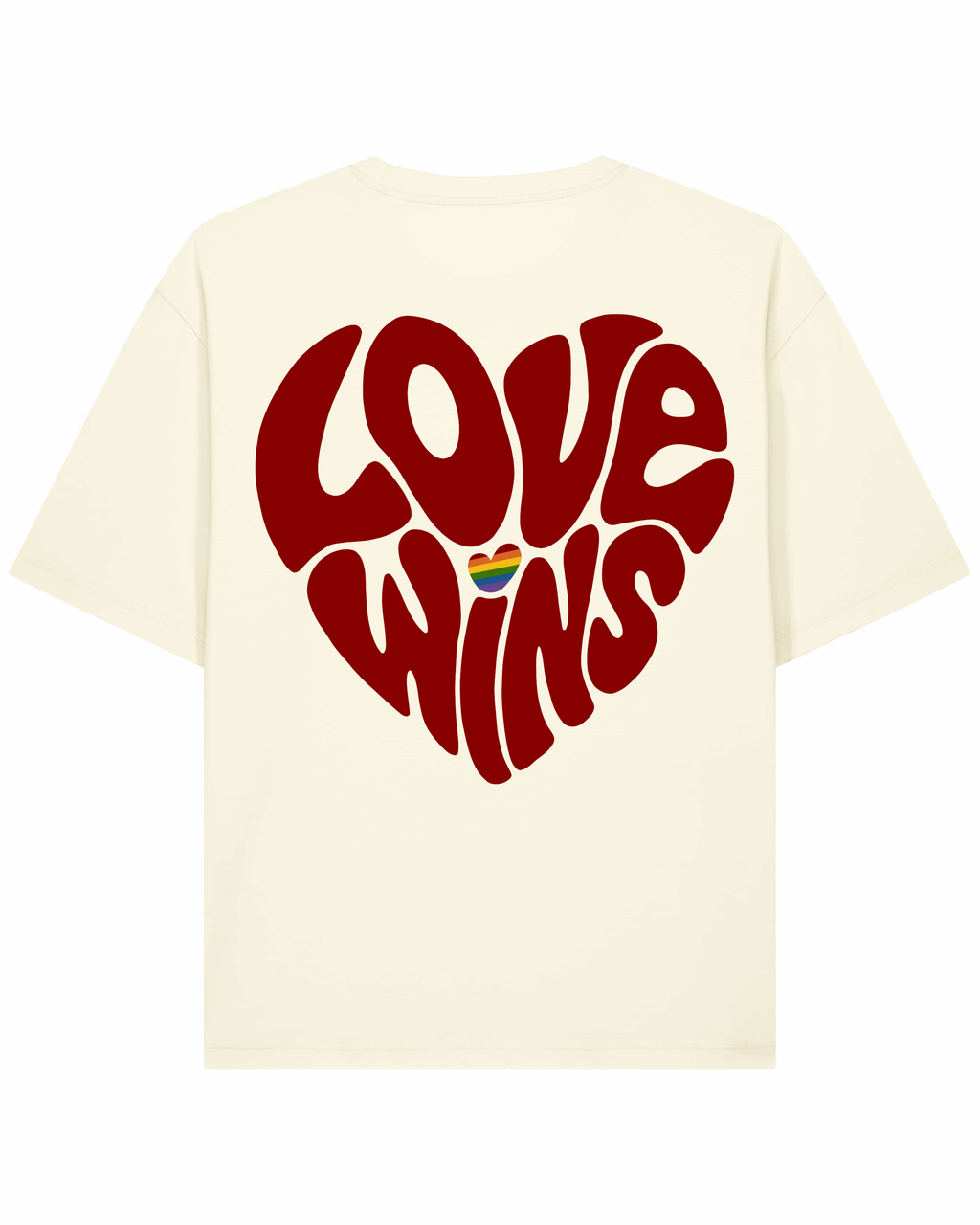 Love wins - T-Shirt Creme - Pride 