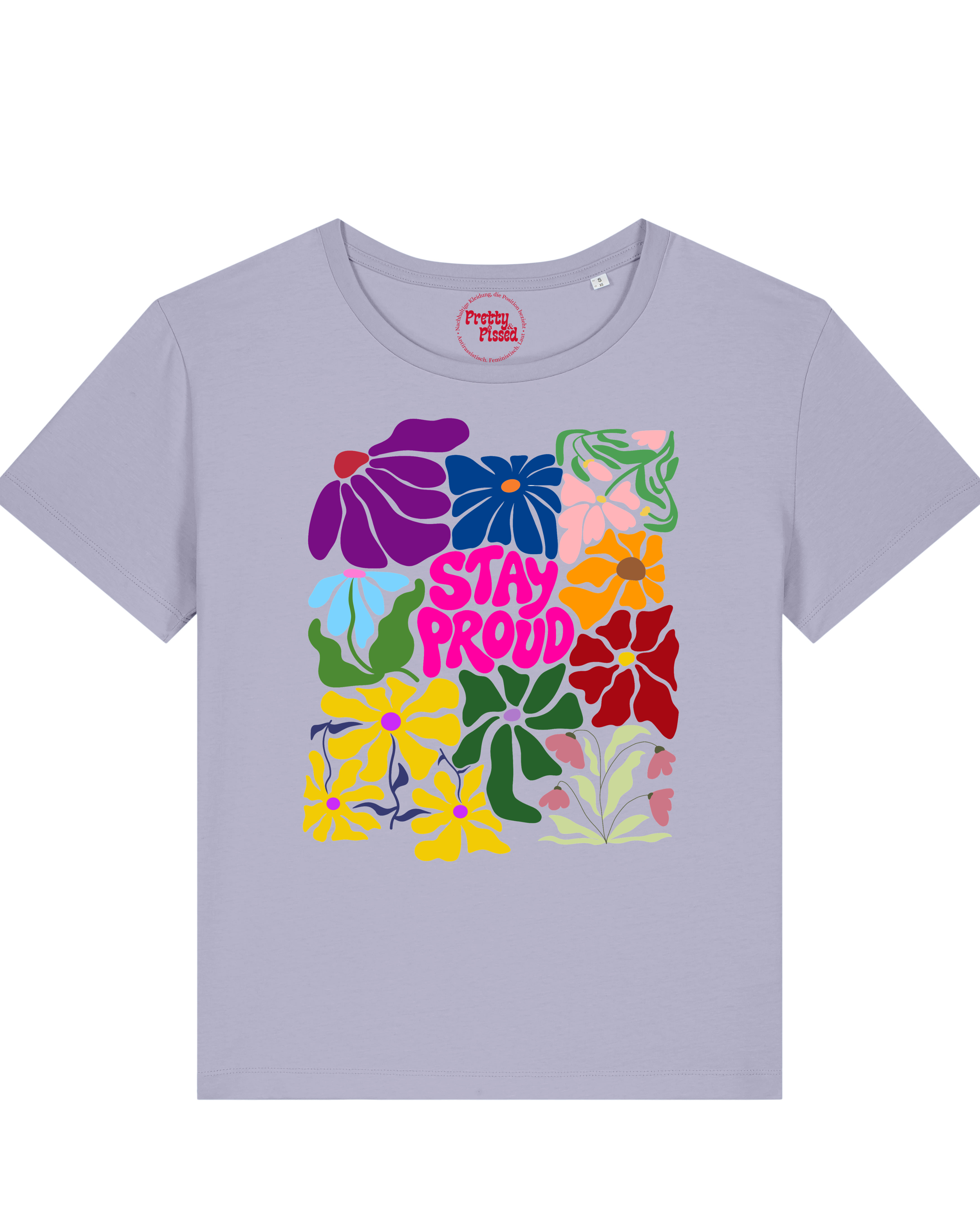 Stay Proud T-Shirt - Lavendel 