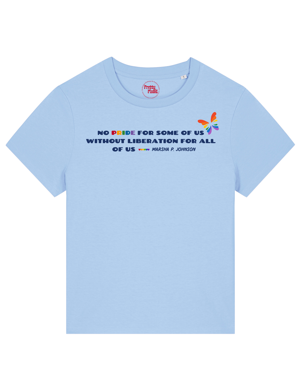 Liberation for all of us - T-Shirt Eisblau 