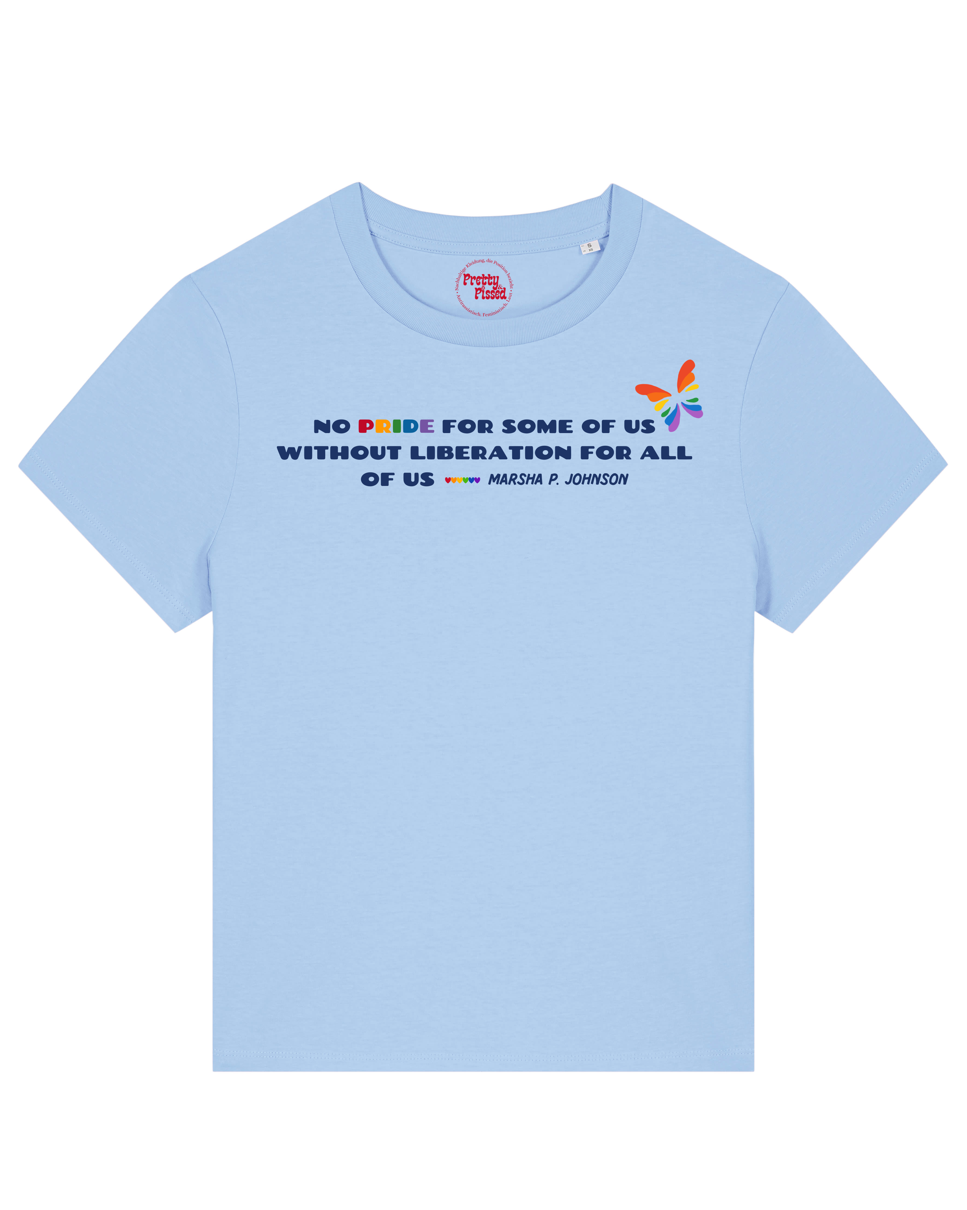Liberation for all of us - T-Shirt Eisblau 