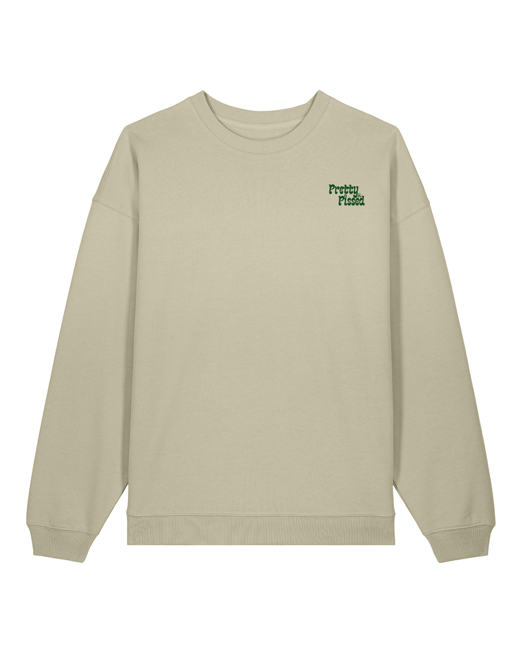 Perfect morning for smashing the patriarchy - Oversized Sweatshirt - Stone