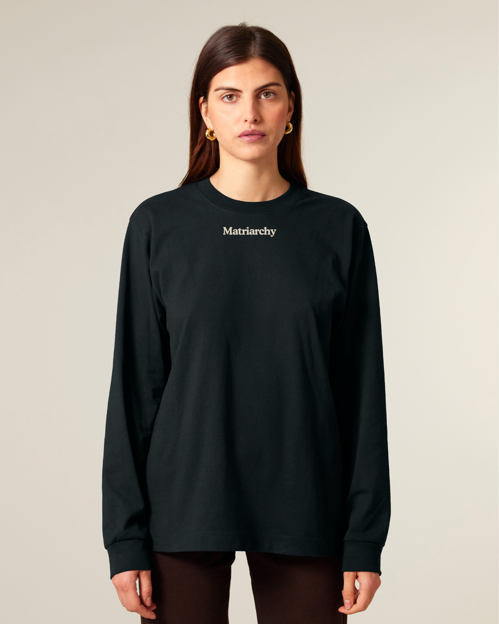 Matriarchy - Longsleeve in Schwarz