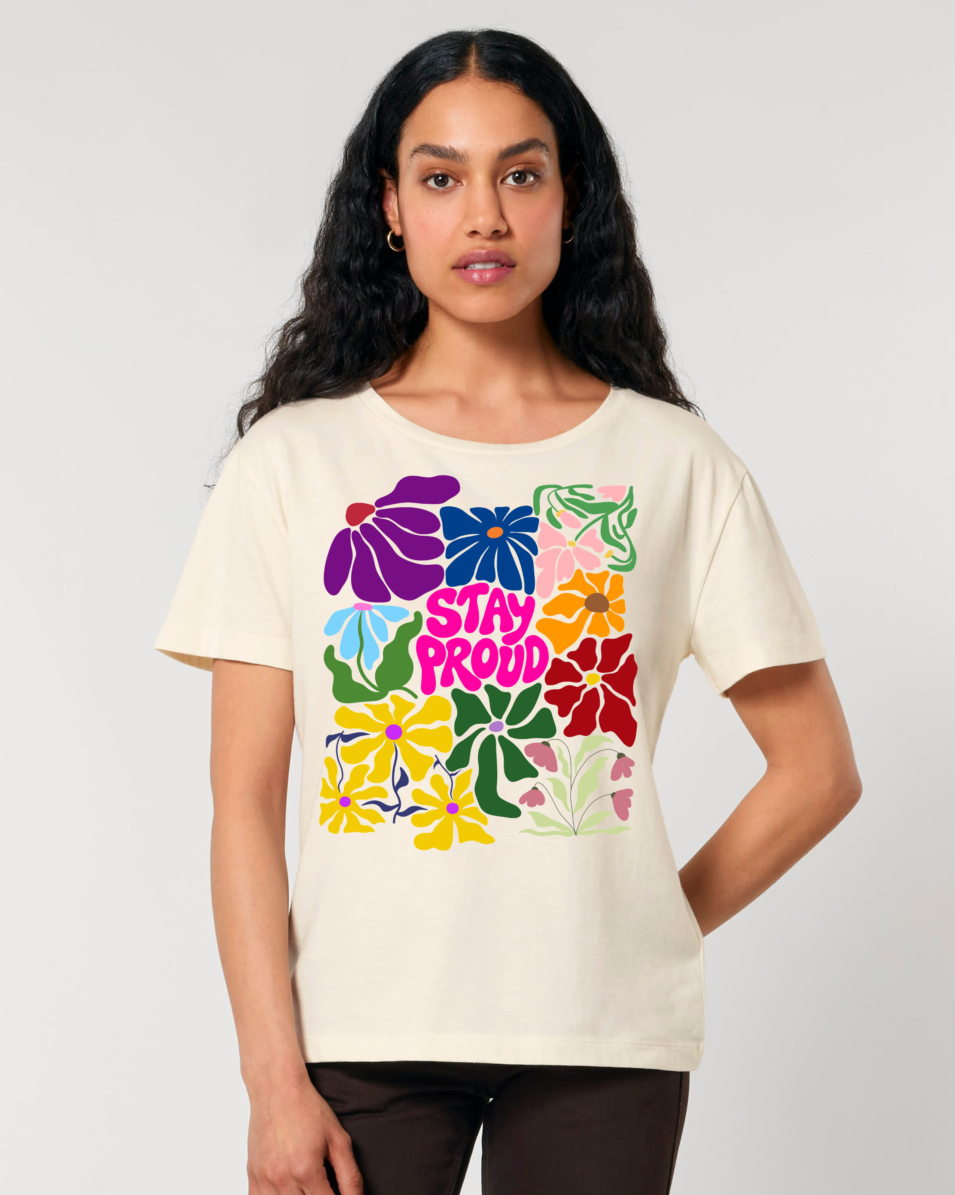 Stay Proud T-Shirt - Natur