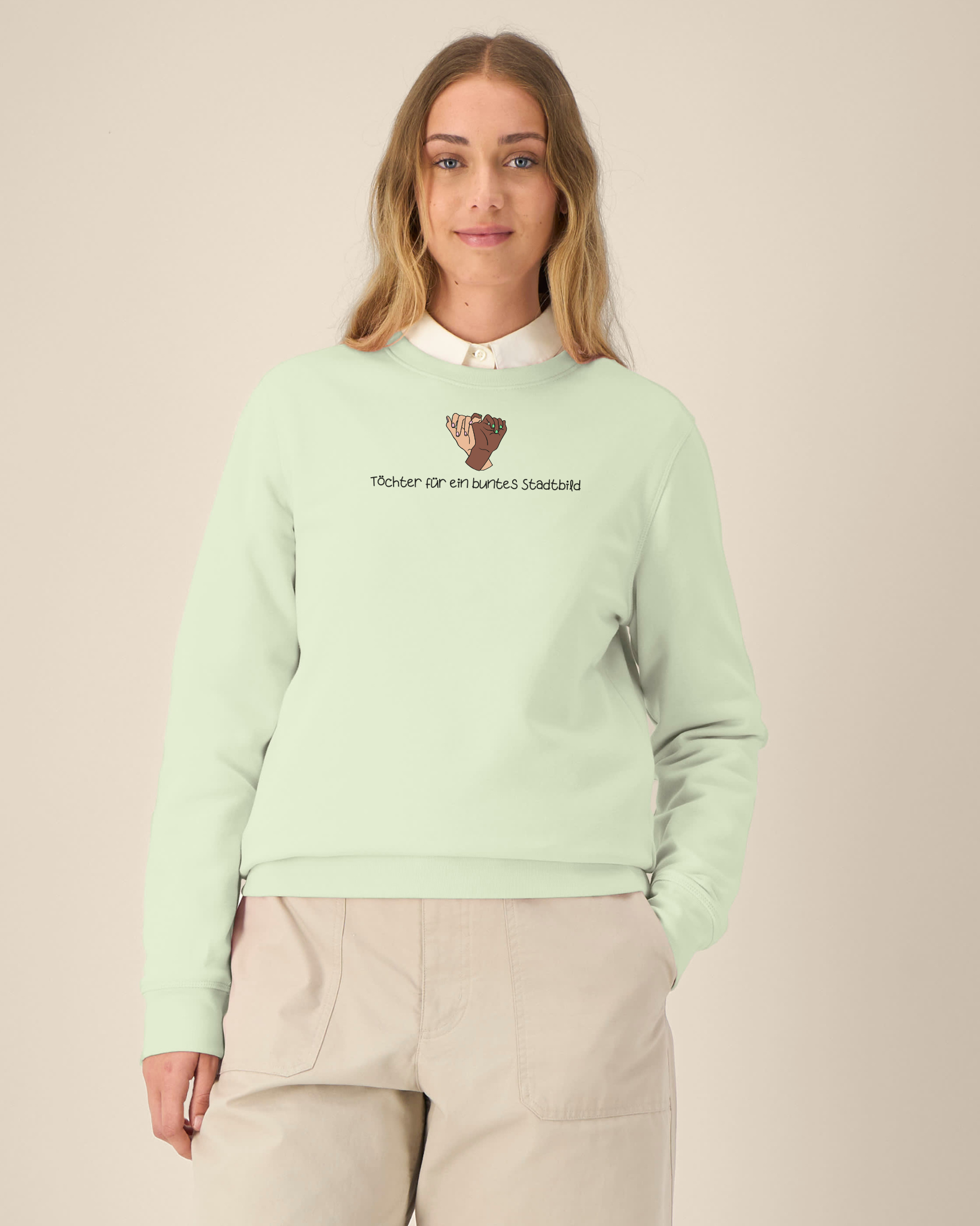 Sweatshirt Pastellgrün