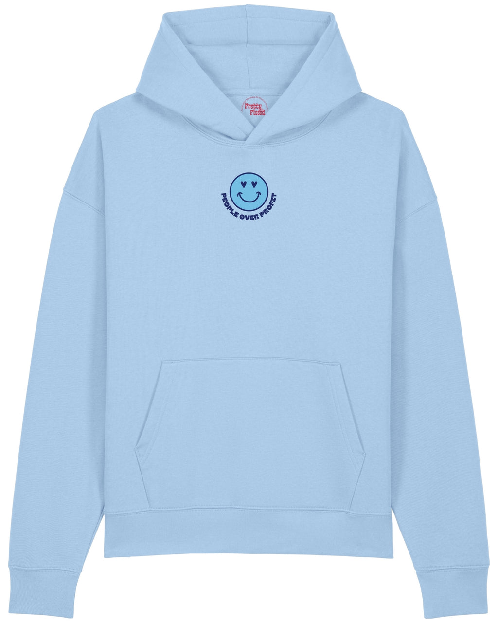 Hoodie Eisblau