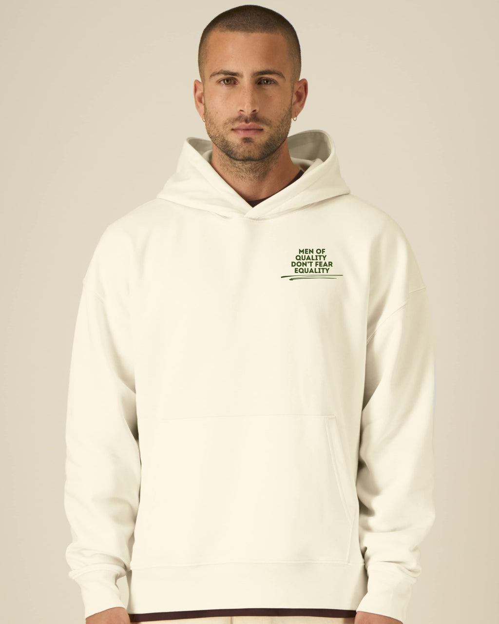 Hoodie Moosgrün