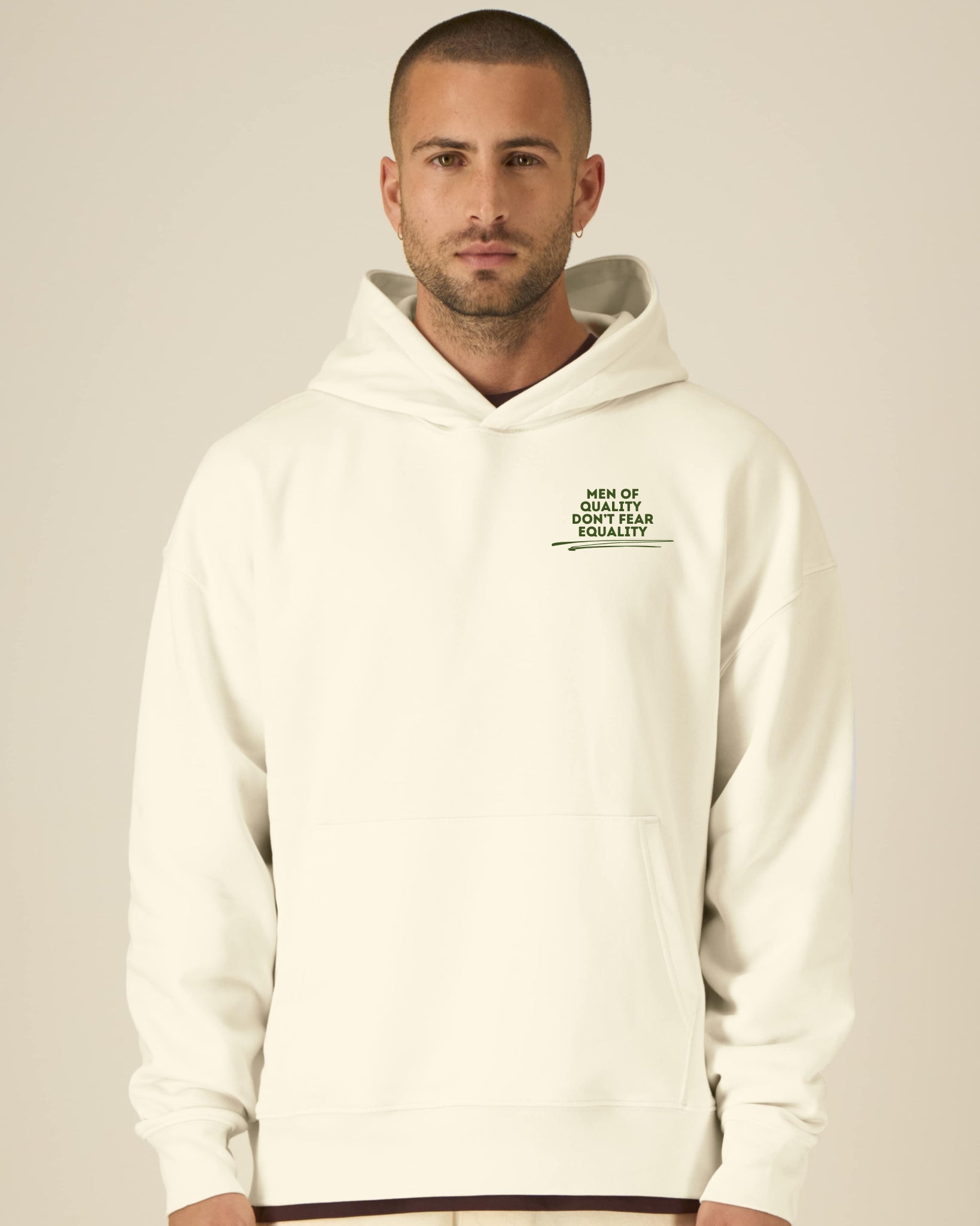 Hoodie Moosgrün