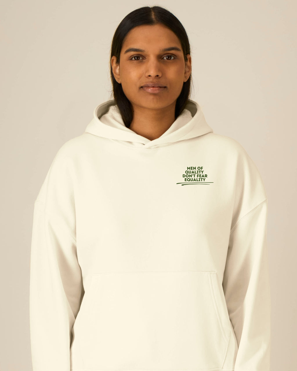Hoodie Moosgrün