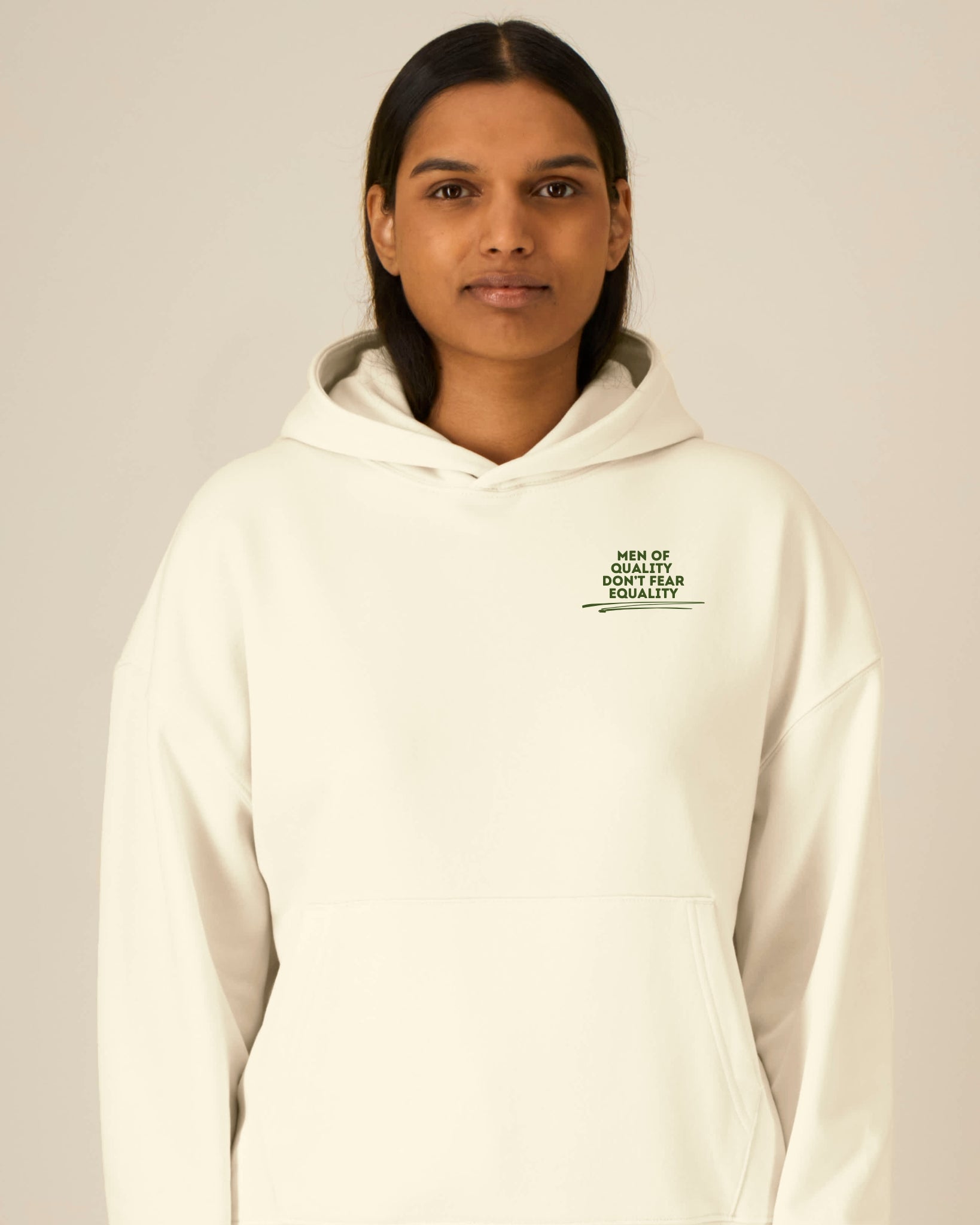 Hoodie Moosgrün