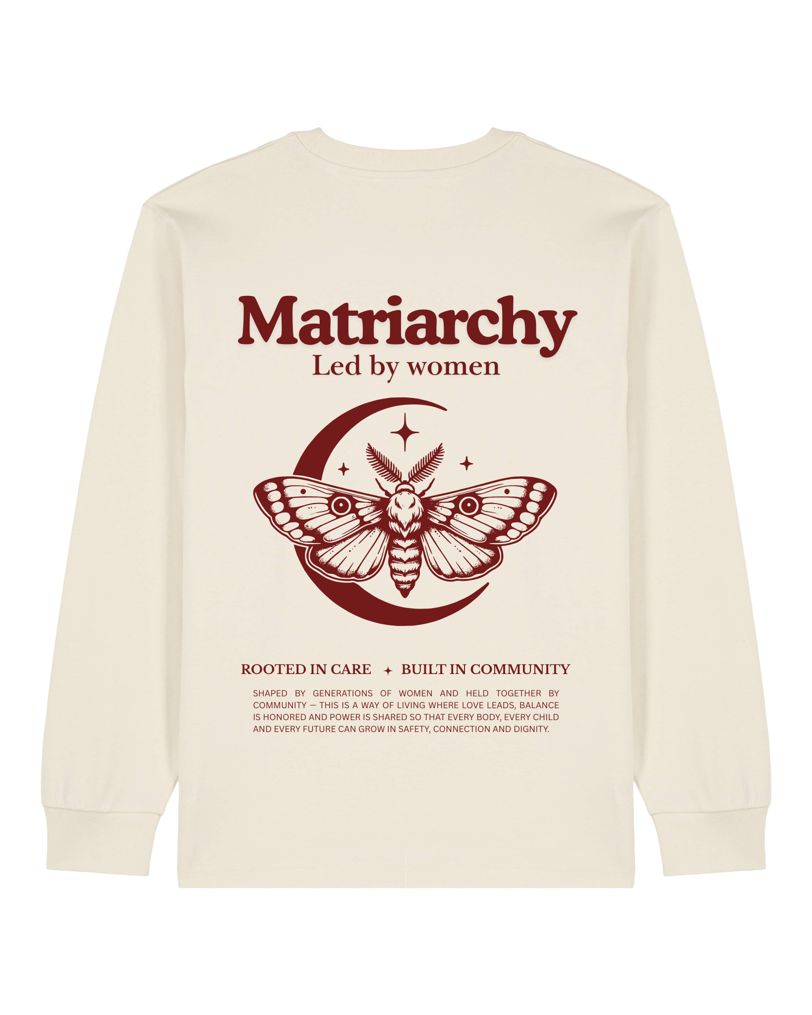Matriarchy - Longsleeve in Off White