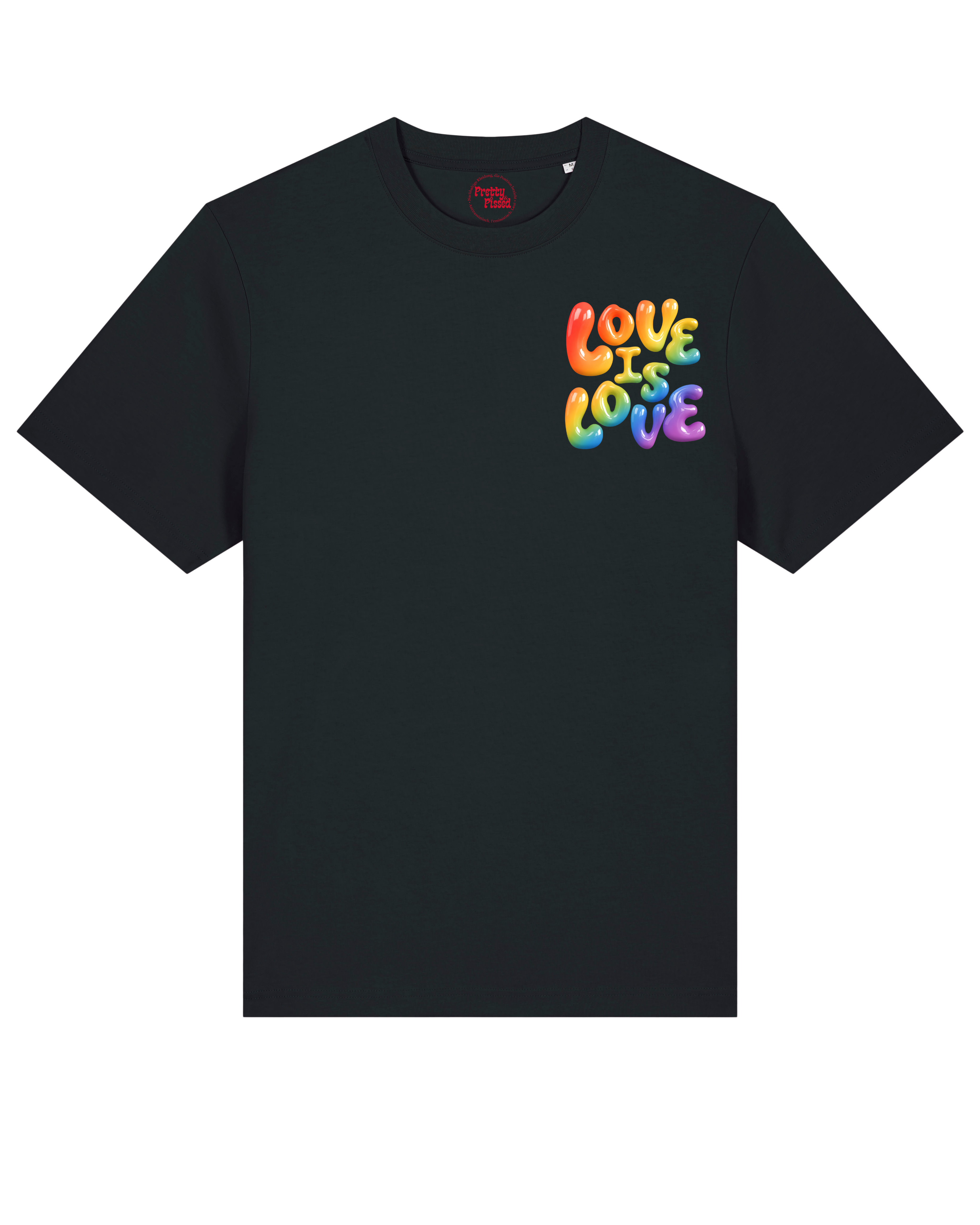 Love is Love Pride T-Shirt Schwarz 