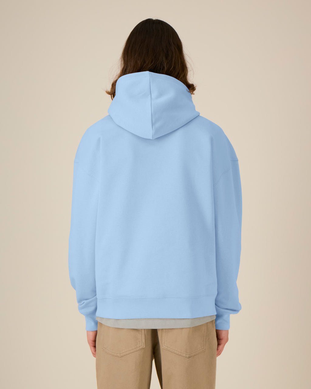 Hoodie Eisblau