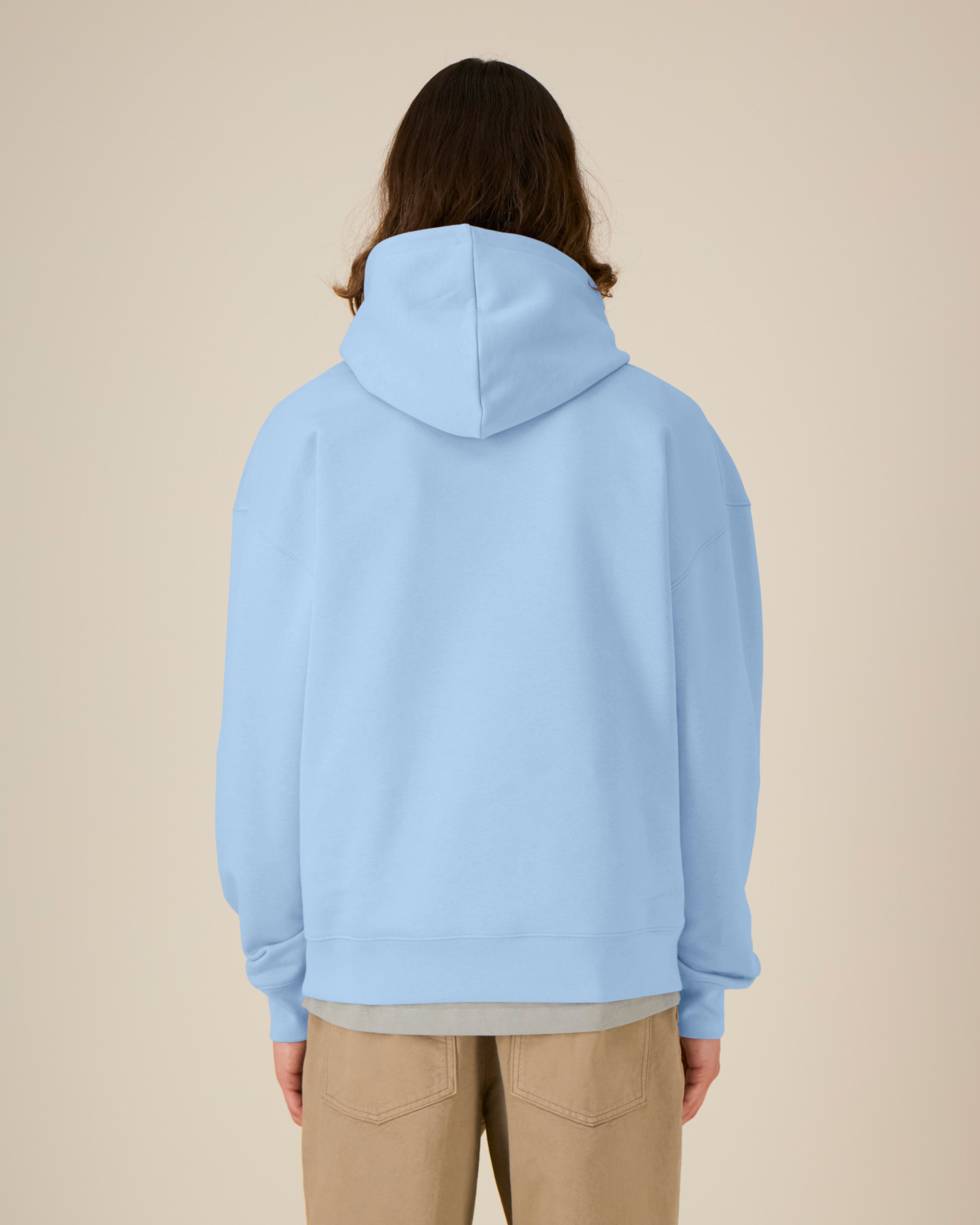 Hoodie Eisblau