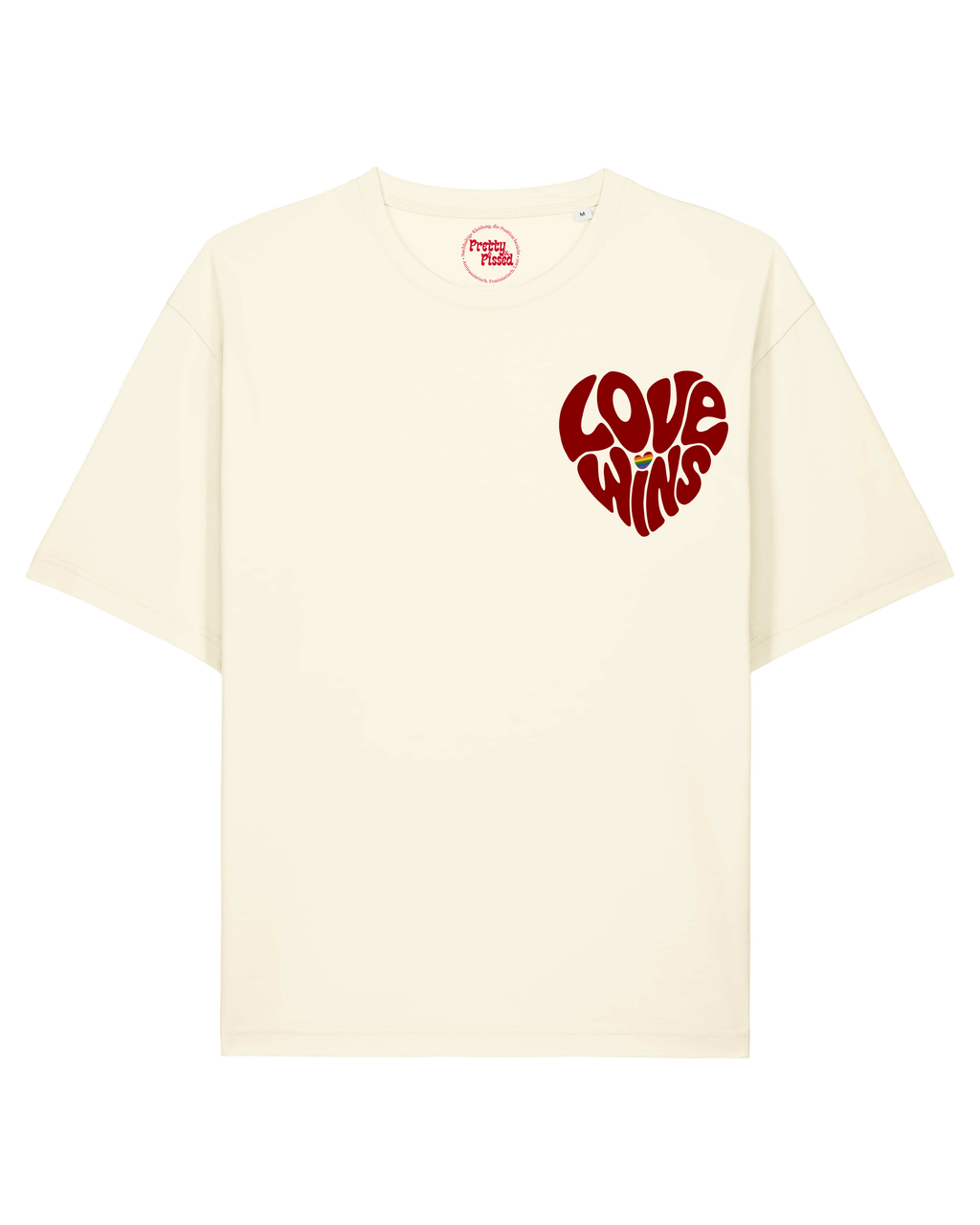 Love wins - T-Shirt Creme - Pride 