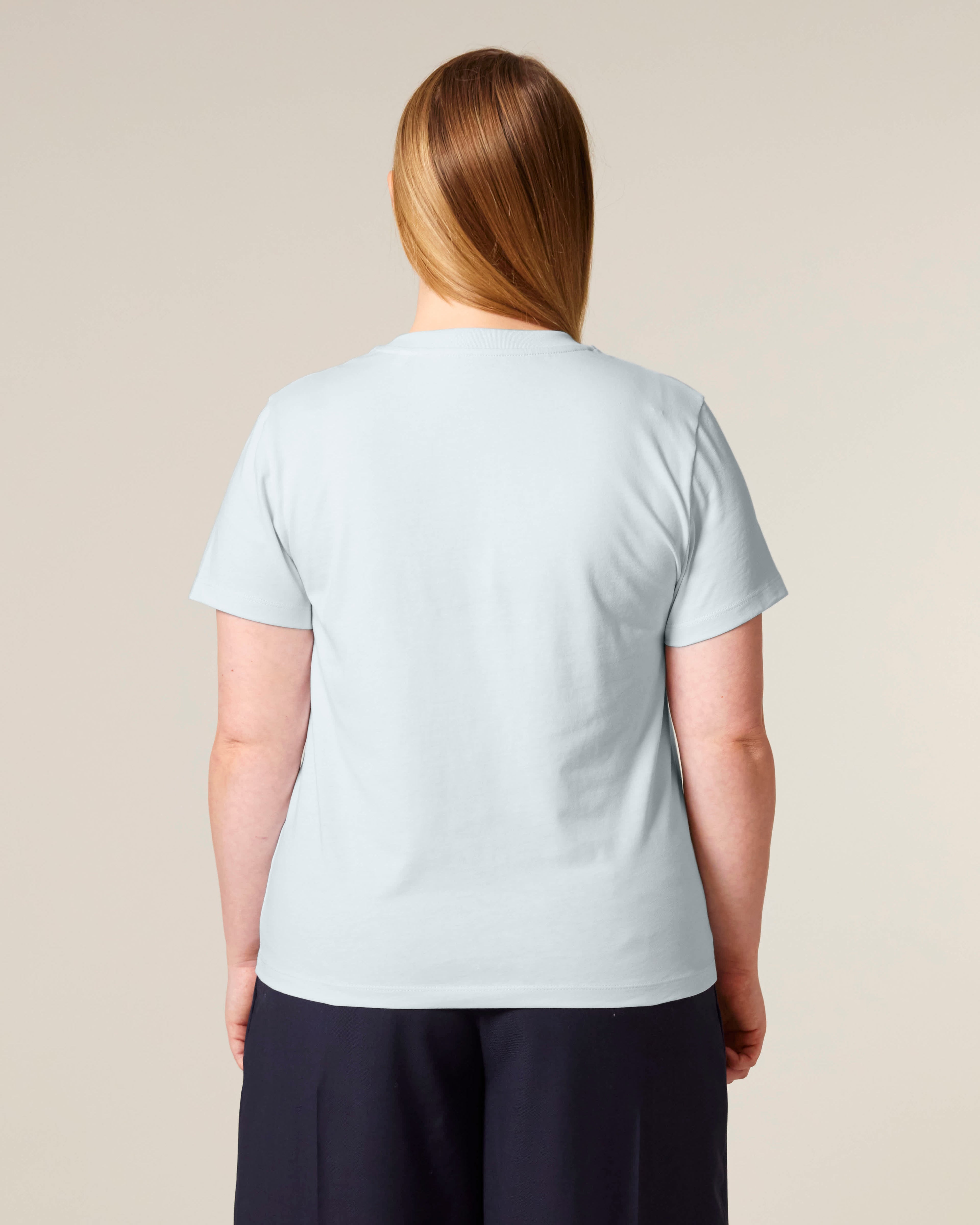 T-Shirt Pastellblau